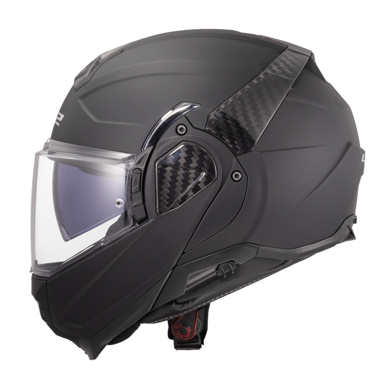 LS2 FF910 Advant II Solid Matte Black kokkupandav mootorratta kiiver