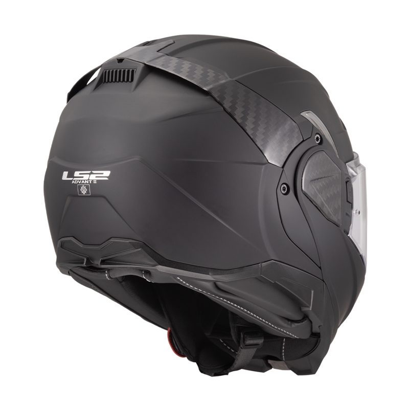 LS2 FF910 Advant II Solid Matte Black kokkupandav mootorratta kiiver