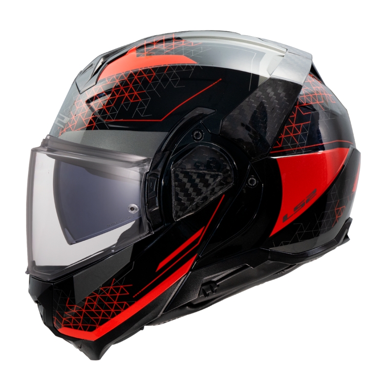 Ümberpööratav mootorratta kiiver LS2 FF910 Advant II Astral punane