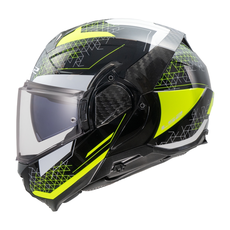 Flip-up mootorratta kiiver LS2 FF910 Advant II Astral fluo kollane