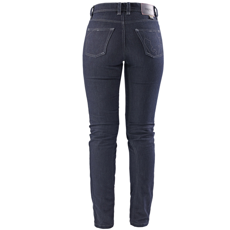 Furygan Nikita X Kevlar® Mom Fit naiste mootorratturite teksad tumesinised