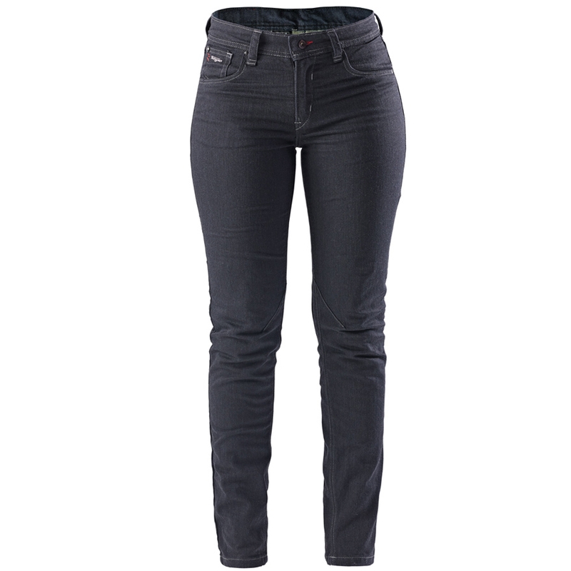 Furygan Nikita X Kevlar® Mom Fit naiste mootorratturite teksad tumehallid