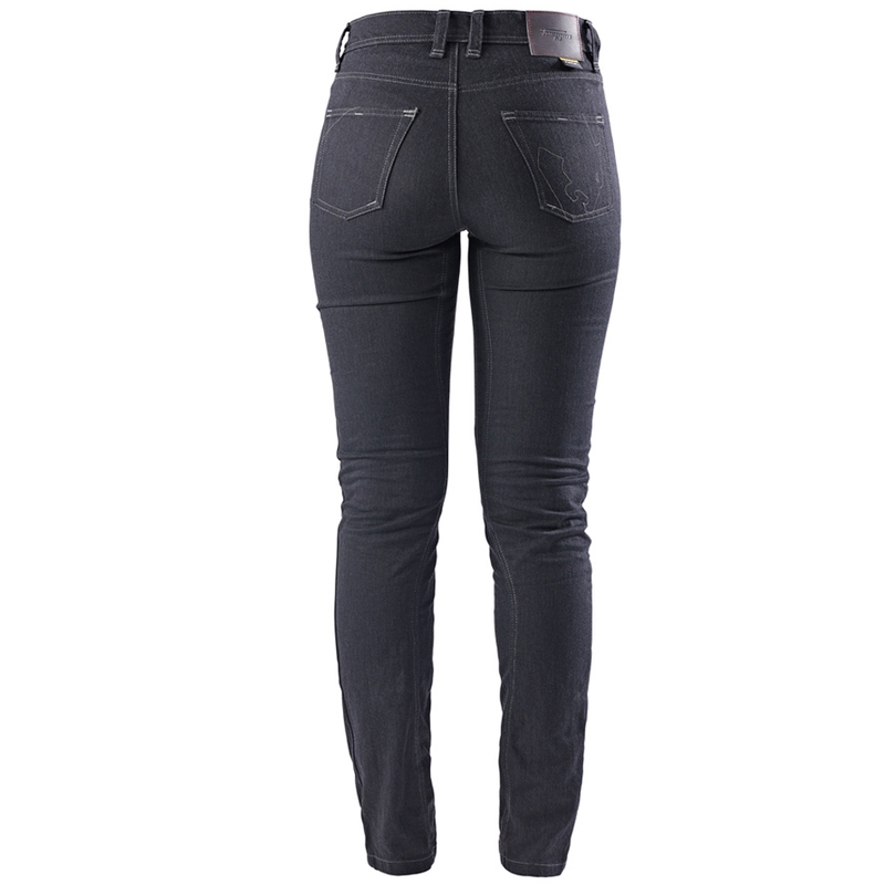 Furygan Nikita X Kevlar® Mom Fit naiste mootorratturite teksad tumehallid