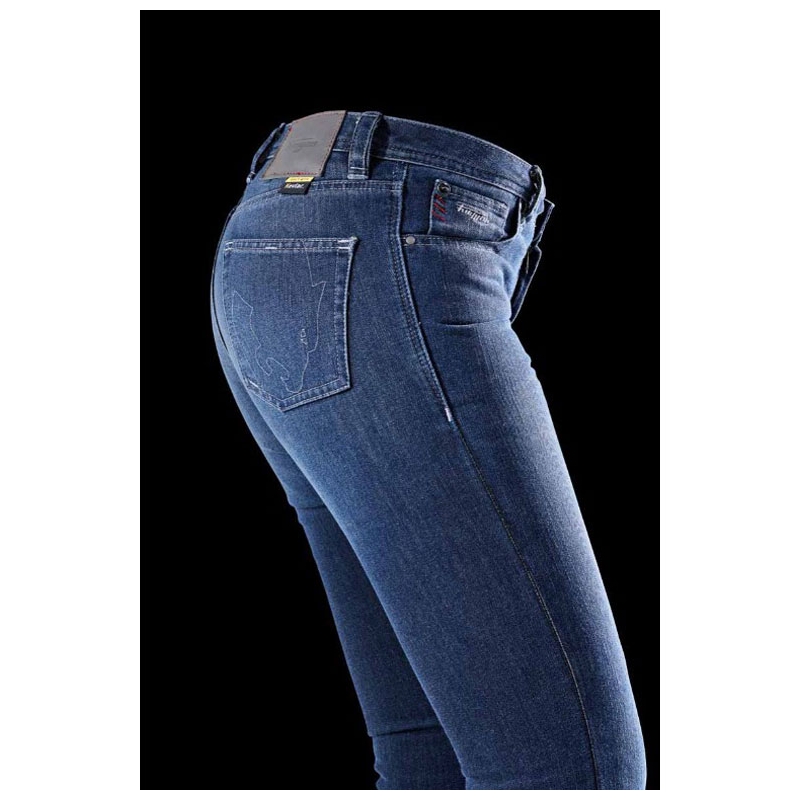 Furygan Kate X Kevlar® Straight naiste mootorratturite teksad sinised