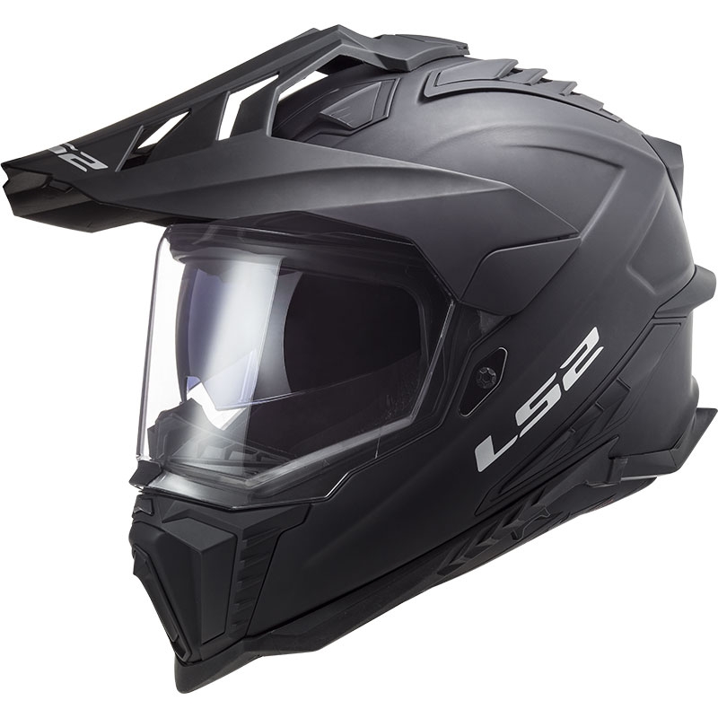 Enduro mootorratta kiiver LS2 MX701 C Explorer Soliidne matt must