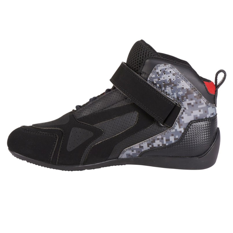 Furygan V4 ventileeritud must-toonekollane mootorratta saapad