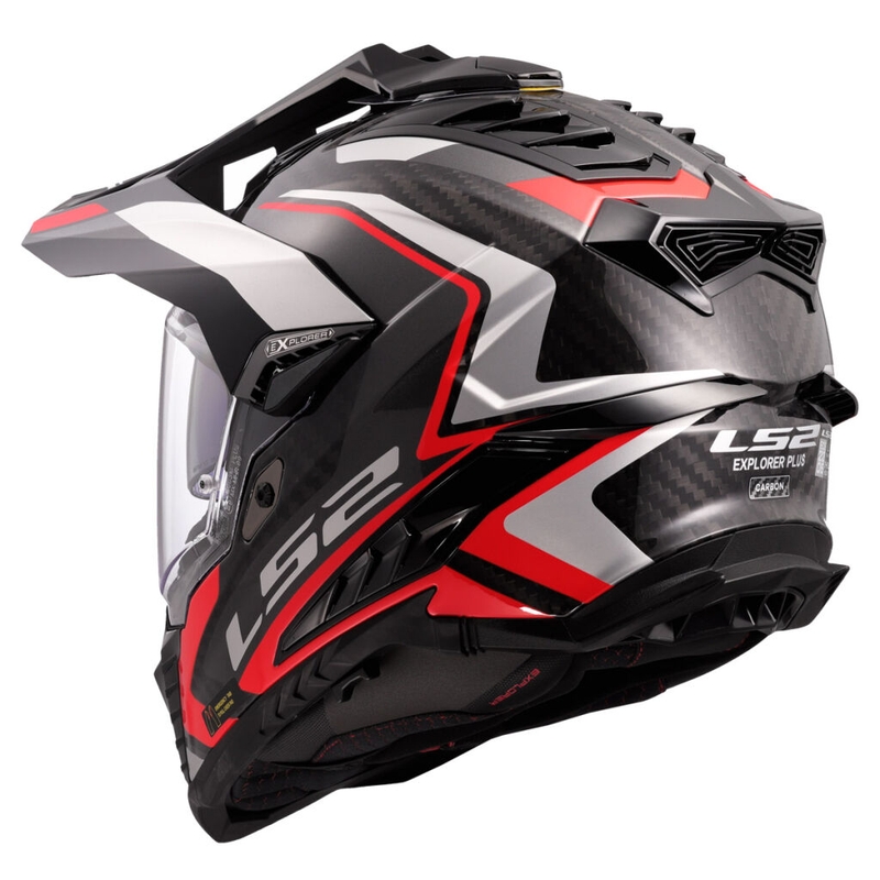Enduro mootorratta kiiver LS2 MX701 Explorer C Frontier II punane