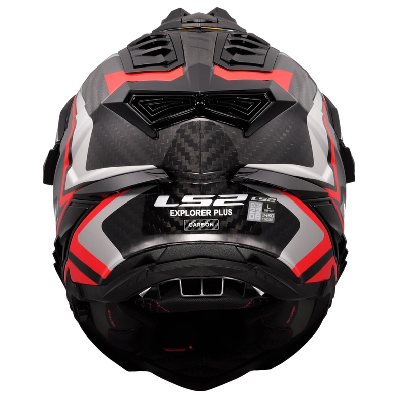 Enduro mootorratta kiiver LS2 MX701 Explorer C Frontier II punane