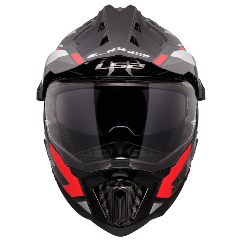 Enduro mootorratta kiiver LS2 MX701 Explorer C Frontier II punane