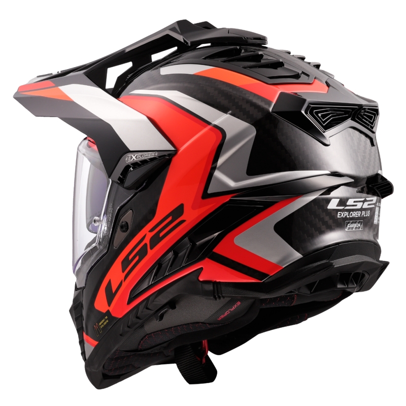 Enduro mootorratta kiiver LS2 MX701 Explorer C Frontier II oranž
