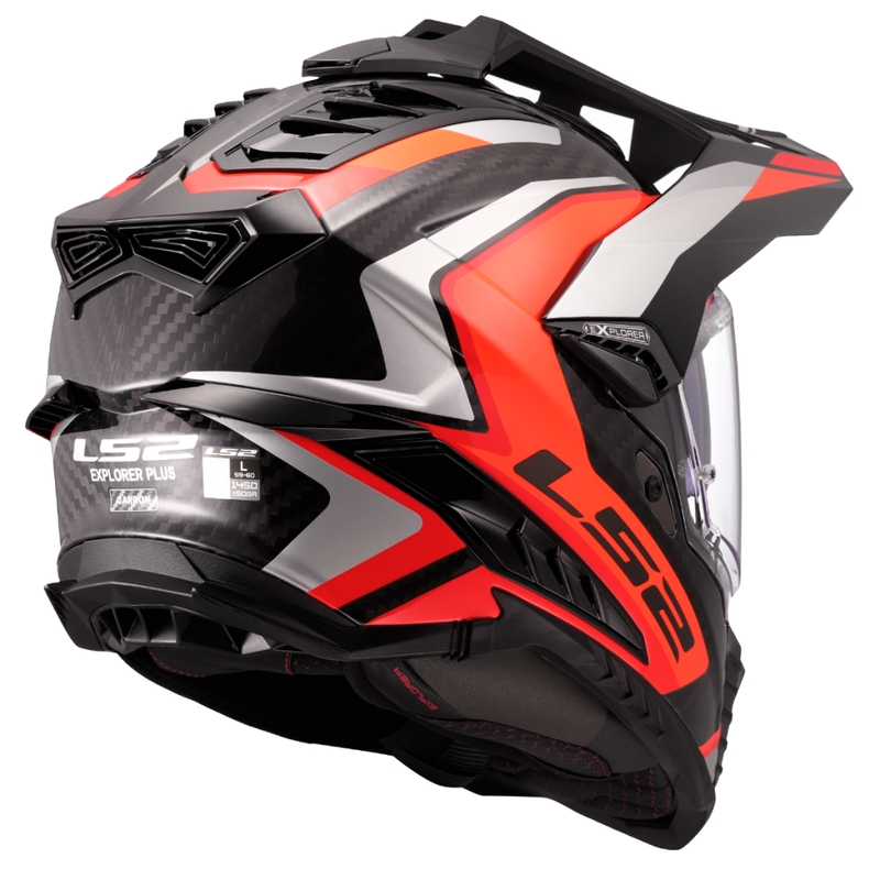 Enduro mootorratta kiiver LS2 MX701 Explorer C Frontier II oranž