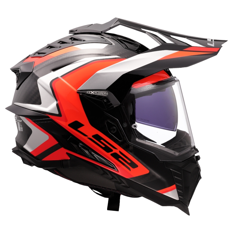 Enduro mootorratta kiiver LS2 MX701 Explorer C Frontier II oranž