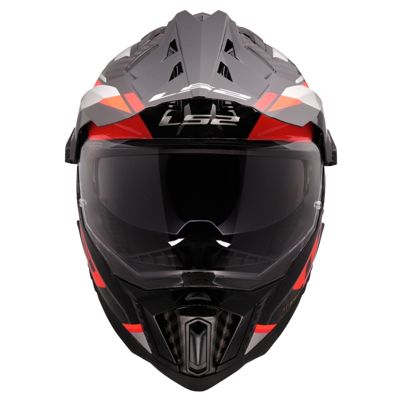 Enduro mootorratta kiiver LS2 MX701 Explorer C Frontier II oranž