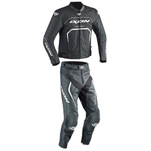 Kombinéza na motorku IXON Fighter černo-bílá
