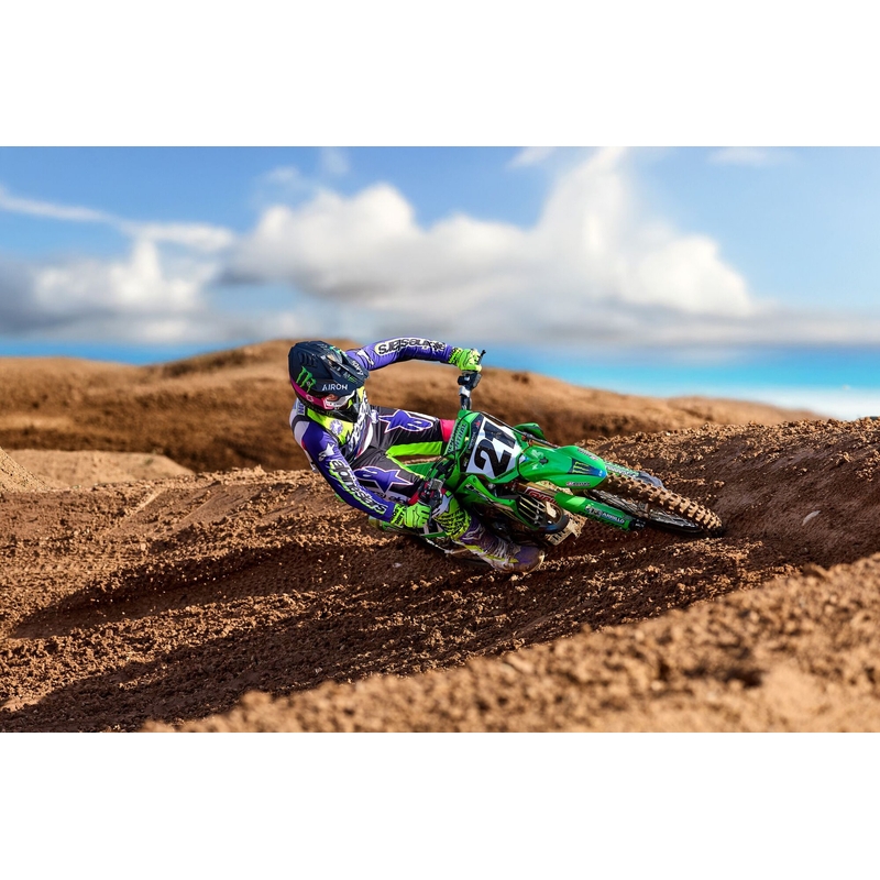 Alpinestars Supertech SX Limited Edition Dirt Studios valge-lilla-roosa-roosakas-fluo kollane motokrossitrikoo