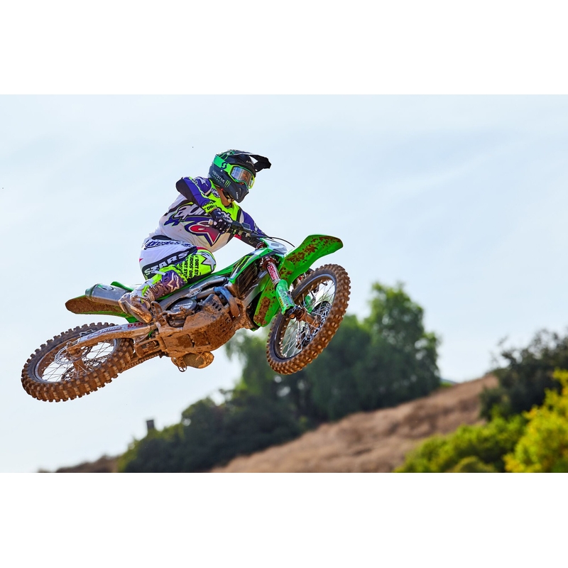 Alpinestars Supertech Limited Edition Dirt Studios motokrossipüksid valge-lilla-roosa-roosa-fluo kollane