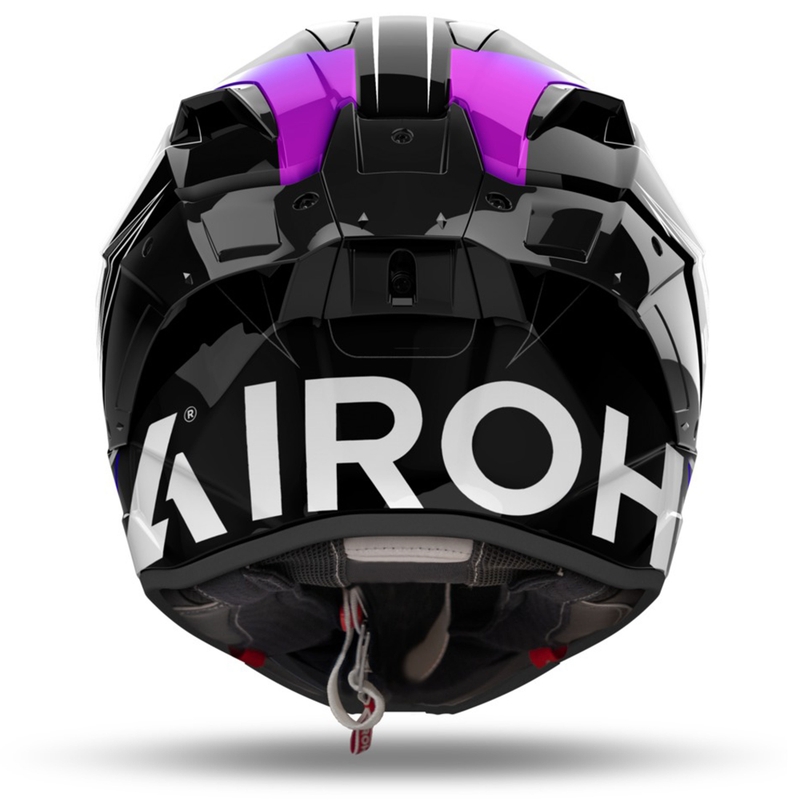 Airoh GP800 Must sinine integreeritud mootorratta kiiver