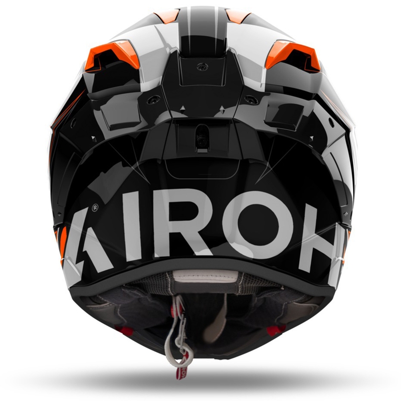 Integreeritud mootorratta kiiver Airoh GP800 Must oranž