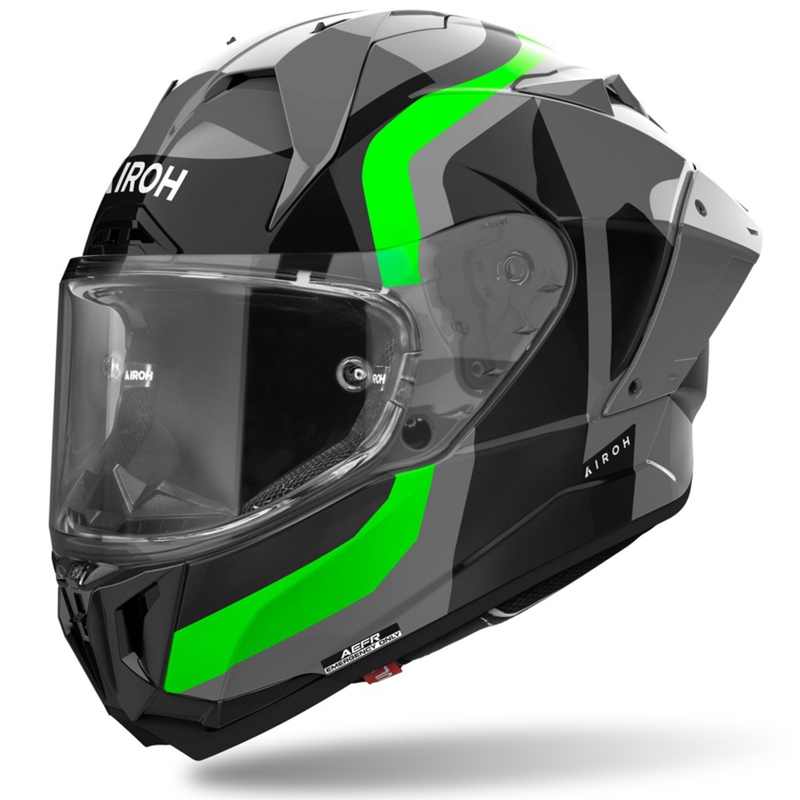 Airoh GP800 Competition floo roheline integreeritud mootorratta kiiver