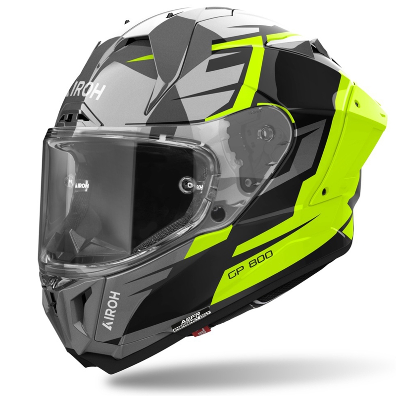 Integreeritud kiiver mootorratta Airoh GP800 Master kollane