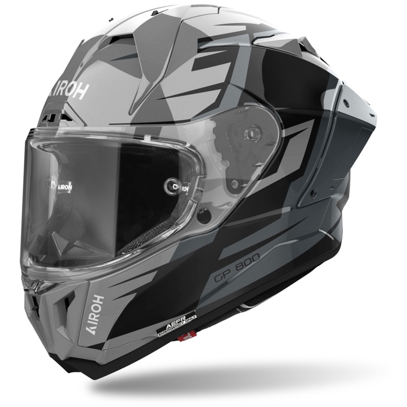 Integreeritud mootorratta kiiver Airoh GP800 Master metallic