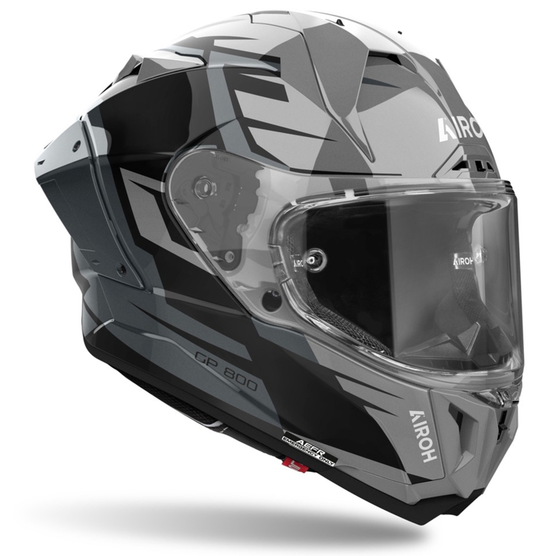 Integreeritud mootorratta kiiver Airoh GP800 Master metallic