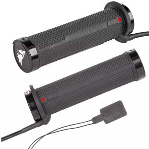 Soojendusega ATV käepidemed SHARK Lock-On koos integreeritud juhtimisseadmetega + pöidla- ja istmesoojendus