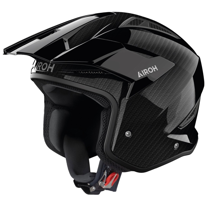 Trial mootorratta kiiver Airoh TRR 2 Carbon Black