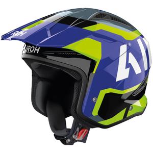 Trial mootorratta kiiver Airoh TRR 2 Jupiter sinikollane