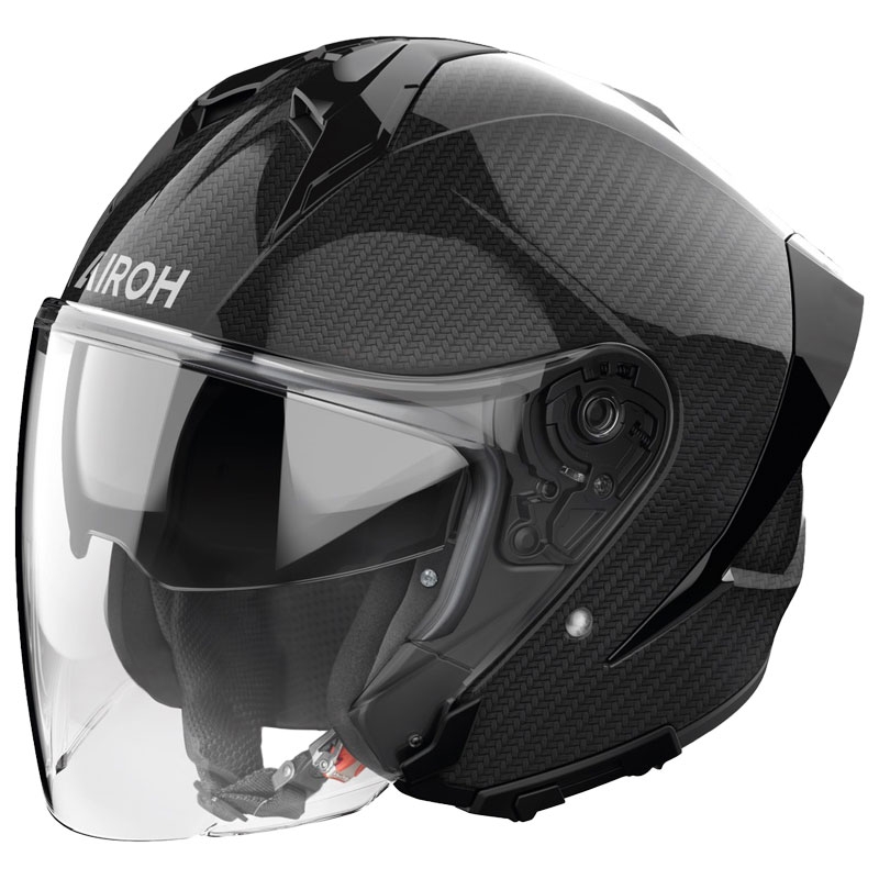 Avatud mootorratta kiiver Airoh H21 Carbon must