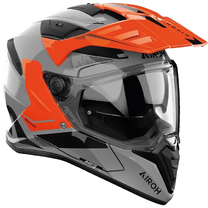 Enduro kiiver mootorratta jaoks Airoh Bandit Tune oranž