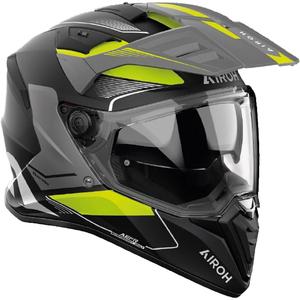 Enduro mootorratta kiiver Airoh Bandit Tune matt kollane