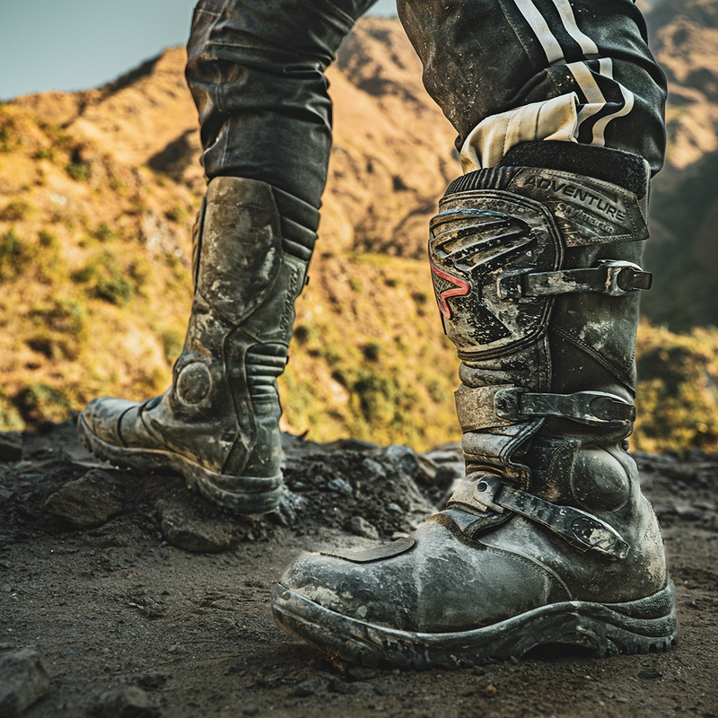 Mootorrattasaapad Stylmartin Overlander WP pruunid