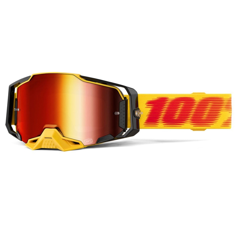 Motokrossiprillid 100% ARMEGA Tetsu punase pleksiga