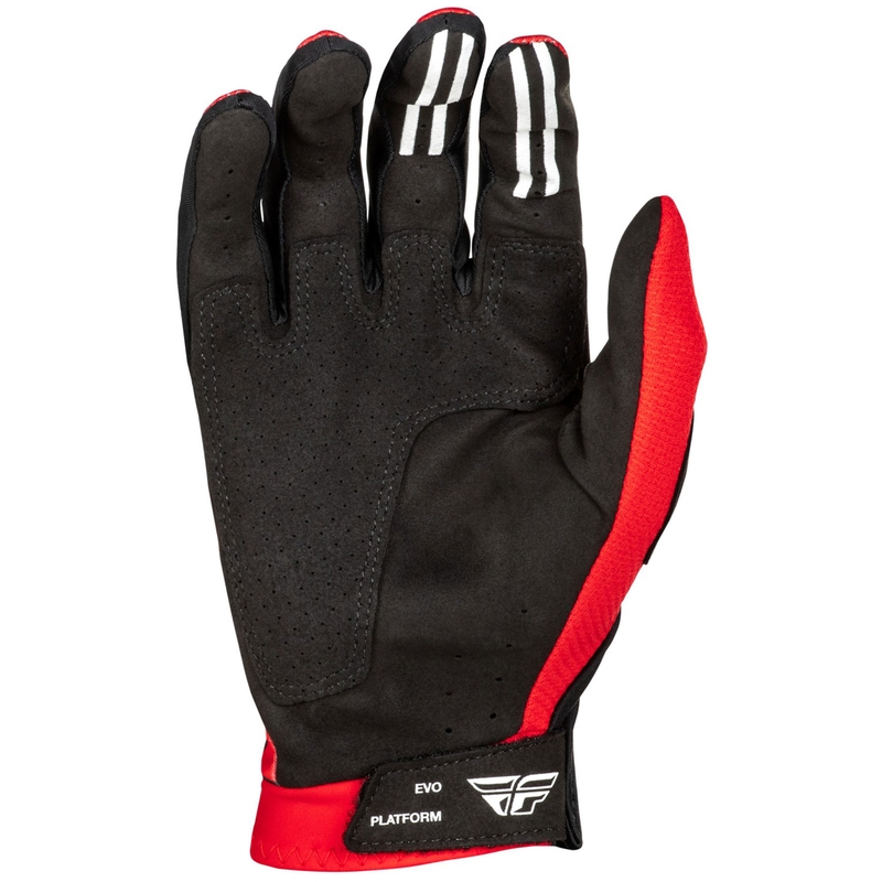 Motokross-kindad FLY Racing Evolution DST punane-valge-mustad