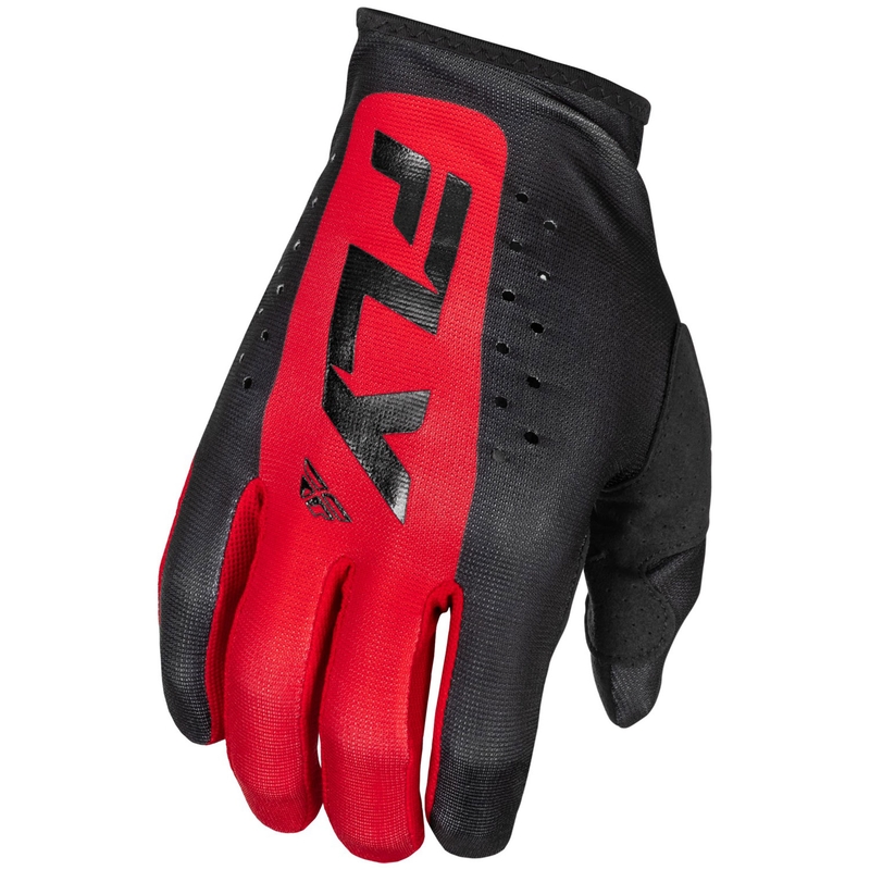 FLY Racing Lite krossikindad must-punane