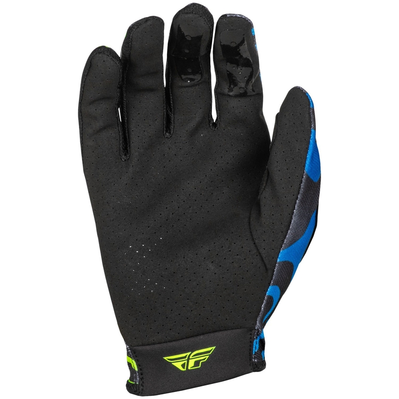 Motokross-kindad FLY Racing Lite sinine-sinine-kollane