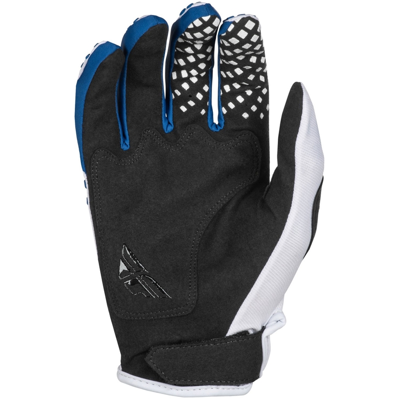 Motokross-kindad FLY Racing Kinetic Center valge-sinine