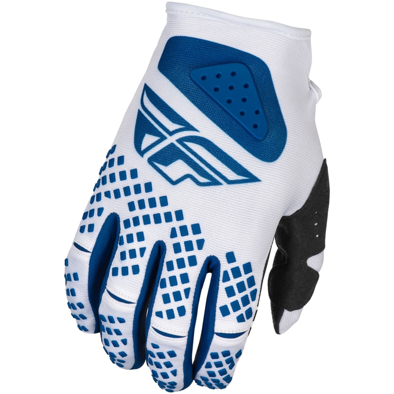 Motokross-kindad FLY Racing Kinetic Center valge-sinine
