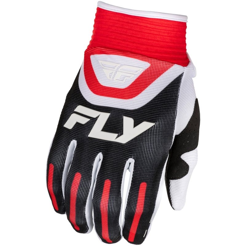 FLY Racing F-16 krossikindad must-punane-valge
