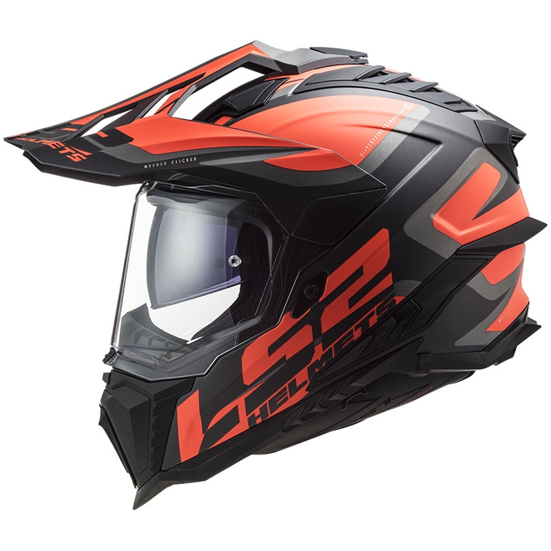 Enduro kiiver LS2 MX701 Explorer Alter must-fluororanž-hall matt