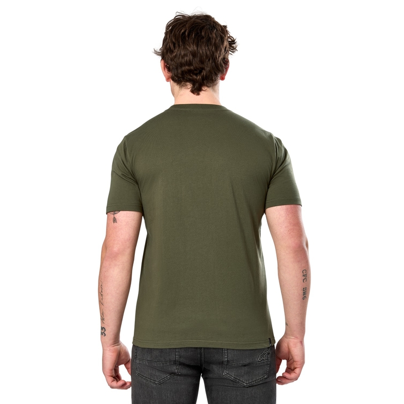 T-särk Alpinestars Semicircle CSF roheline