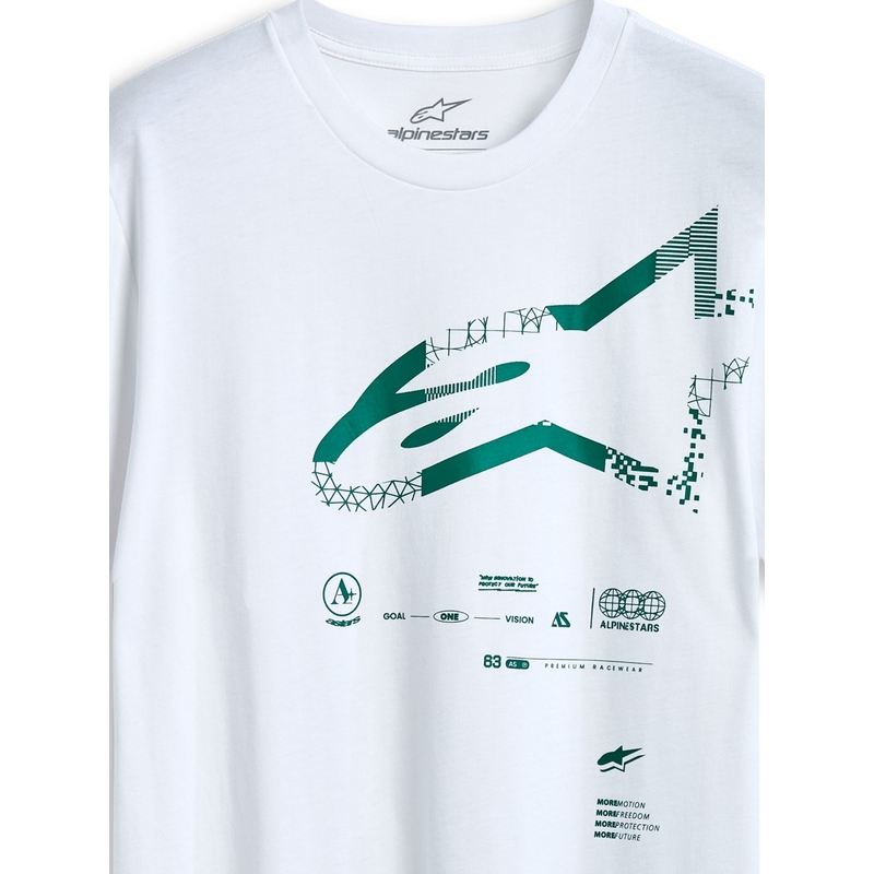 T-särk Alpinestars Geografica CSF valge