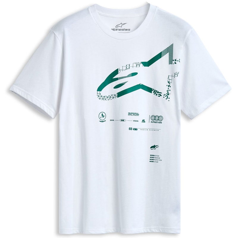 T-särk Alpinestars Geografica CSF valge