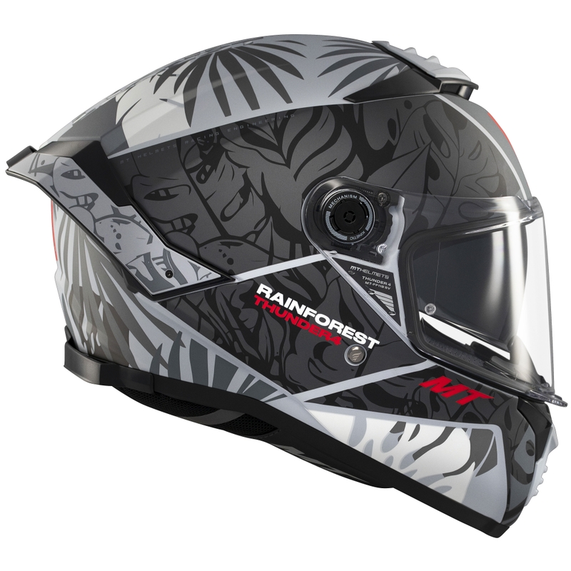Täismaskiiver MT Thunder 4 SV Rainforest must-valge