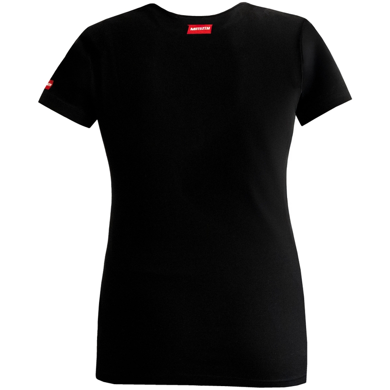 Naiste MotoZem Girl T-särk must