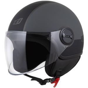 Avatud mootorratta kiiver ZED C35 hall-must matt