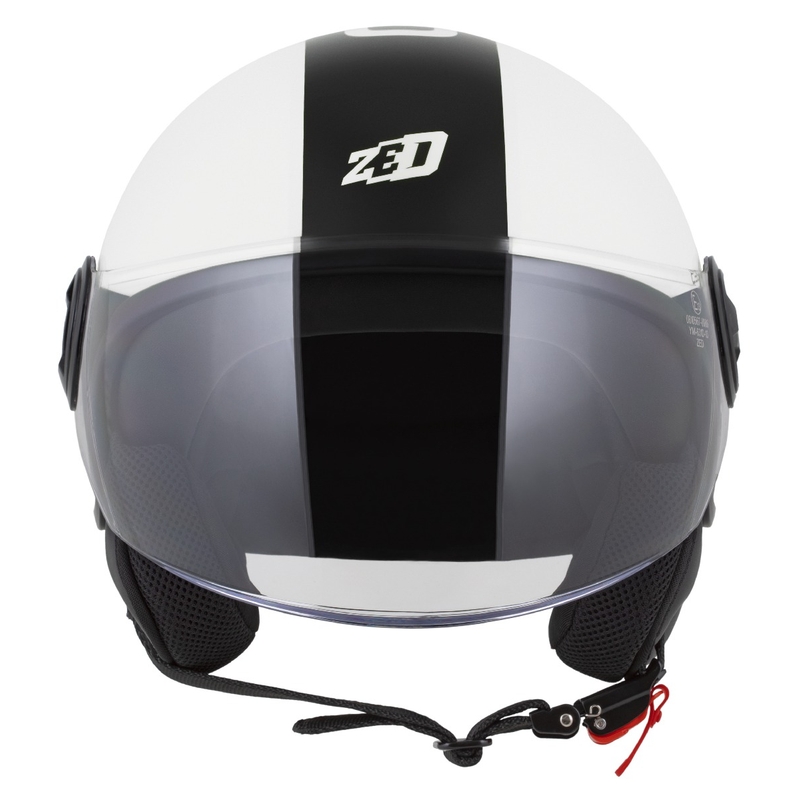 Avatud mootorratta kiiver ZED C35 valge-must