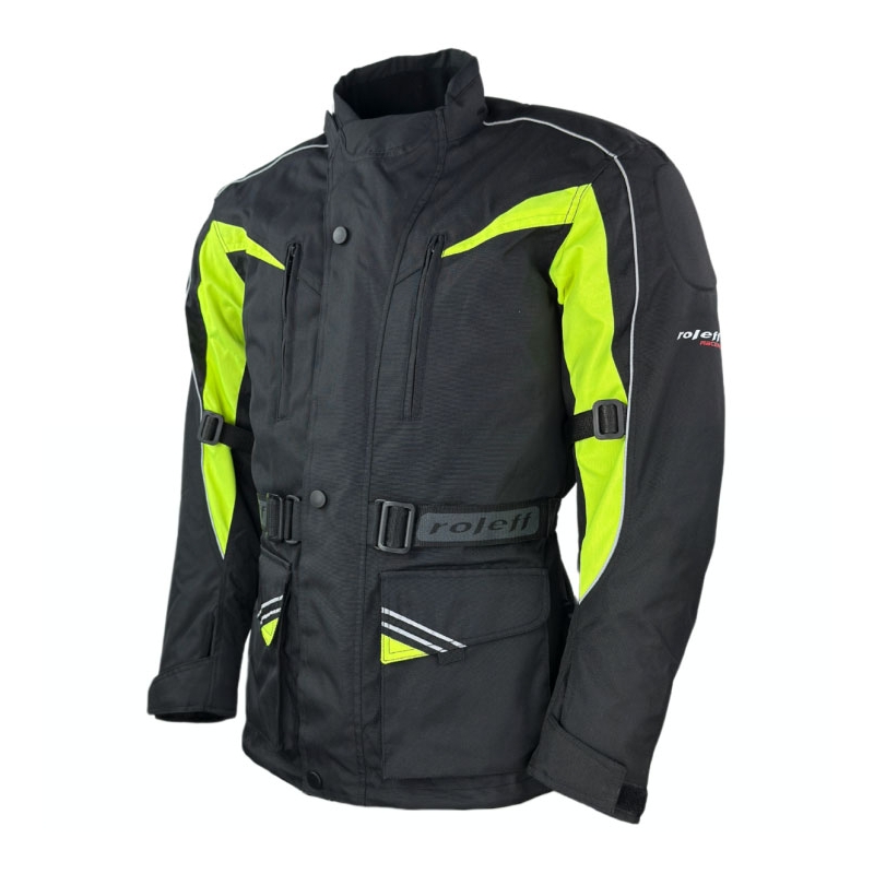Mootorratta jope Roleff Kodra must-fluo kollane