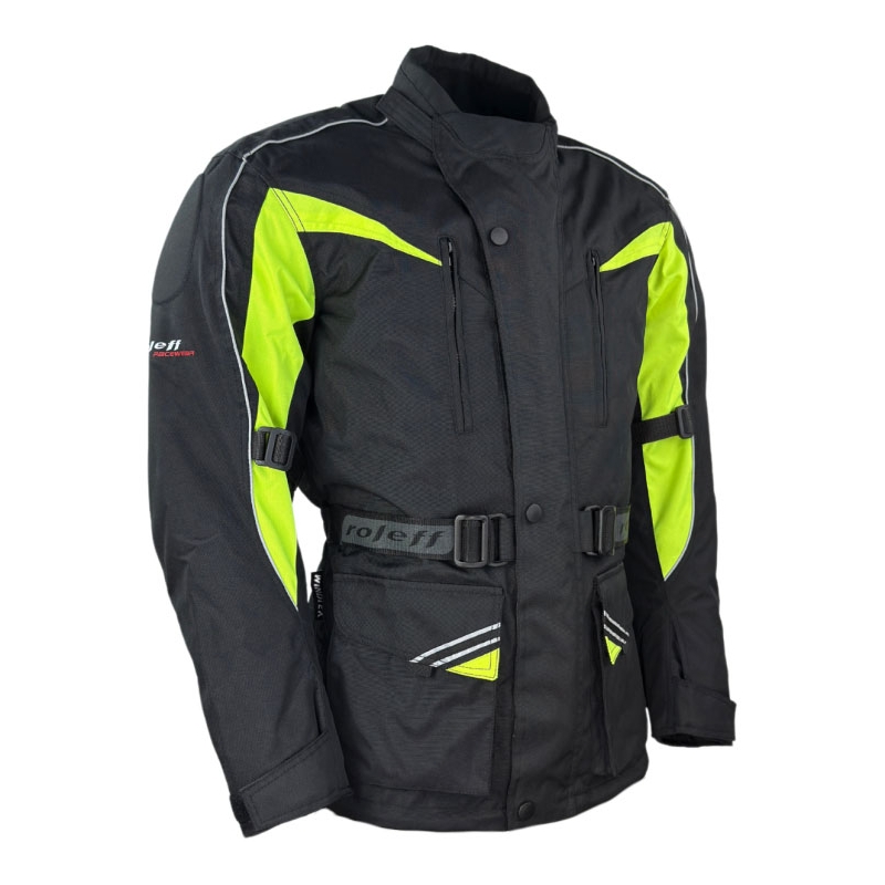 Mootorratta jope Roleff Kodra must-fluo kollane